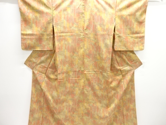 JAPANESE KIMONO / OMESHI / NISHIJIN-ORI / WOVEN ABSTRACT